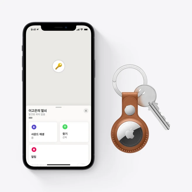 Apple 에어태그, 1개, 혼합색상
