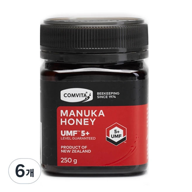 콤비타 UMF 5+ 마누카꿀, 250g, 6개