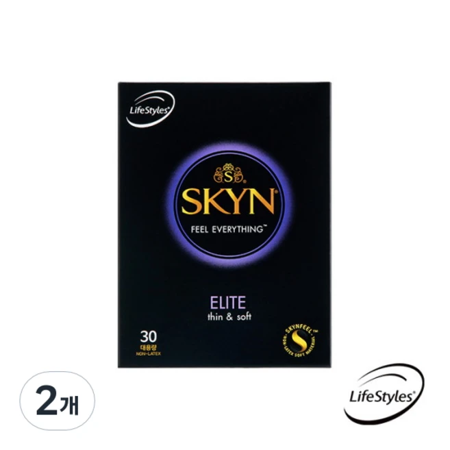 SKYN 엘리트 슬림형 콘돔, 30개입, 2개