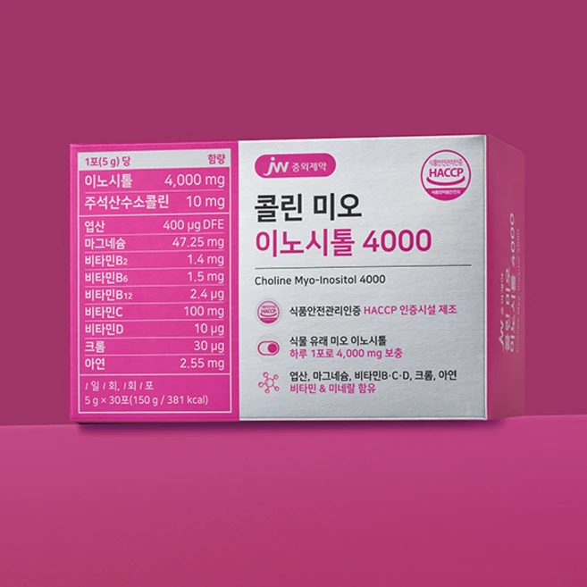 JW중외제약 콜린 미오 이노시톨 4000, 150g, 1개