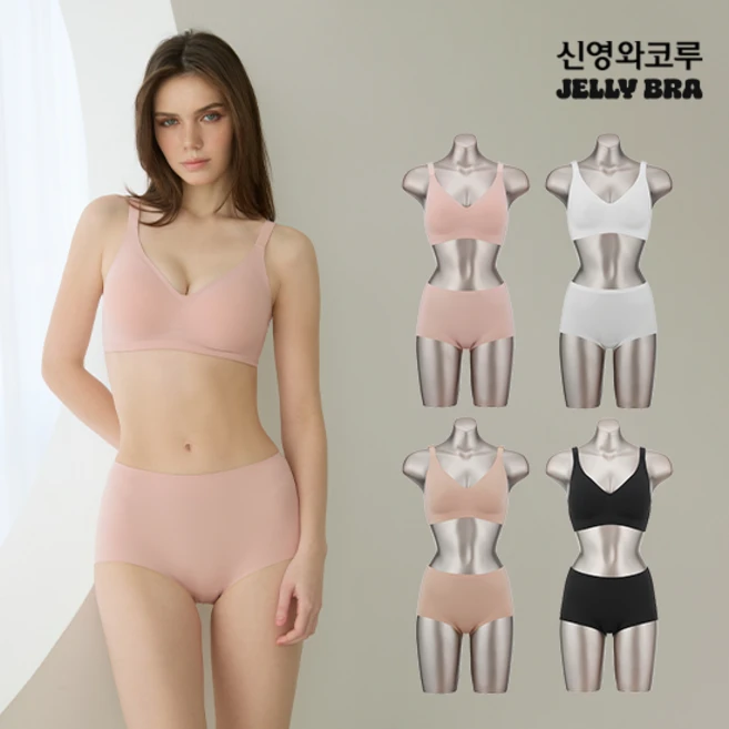 신영와코루 젤리브라 V32_젤리 퓨징 브라팬티