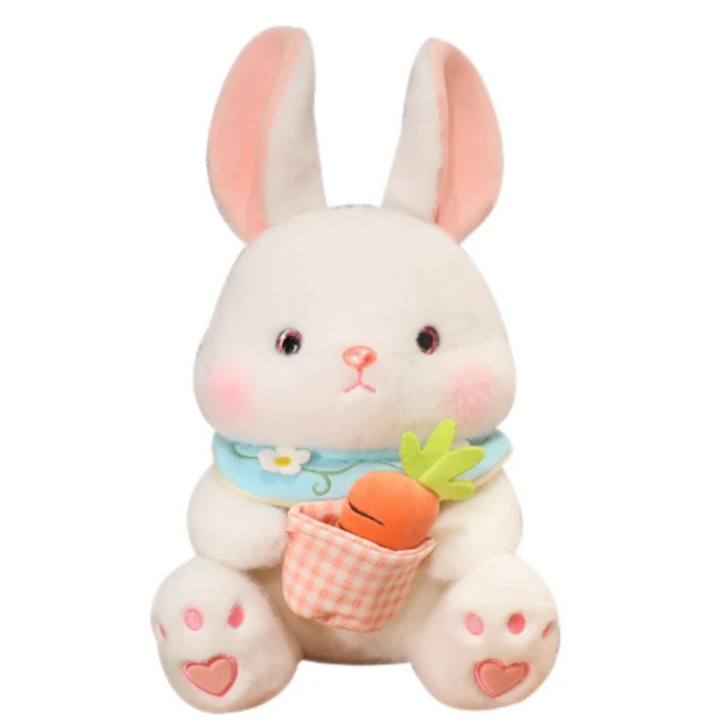 이드니 바니바니 당근 토끼 애착인형, 1개, 화이트 바니, 30cm