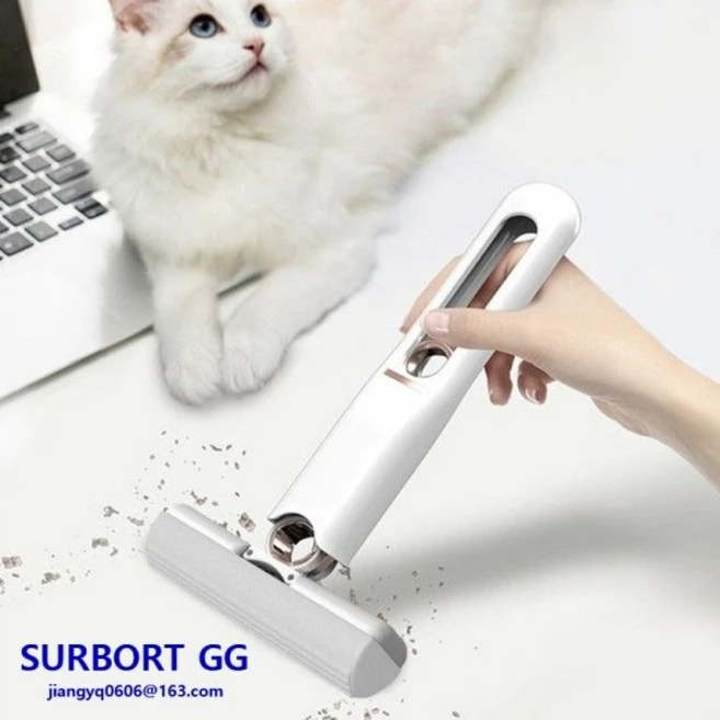 2025 뉴타입 패밀리용 작은 사이즈 밀대 멀티 용도 탁상용 게으름핸드그랩 손세탁 없는 스폰지 재충전헤드/탁상용 스펀, 밀대걸레 1개 (스펀지 헤드 2개 포함)