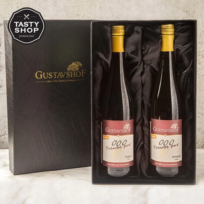 구스타프호프 유기농 무알콜와인 레드 크리스탈 화이트 선물세트, 1개, 730ml