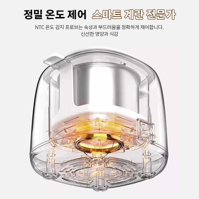 뉴스타 스마트 타이밍 에그마스터 계란찜기 요거트메이커, 흰색