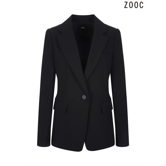 주크 베이직디자인 원버튼자켓 Z231MSF013 BK