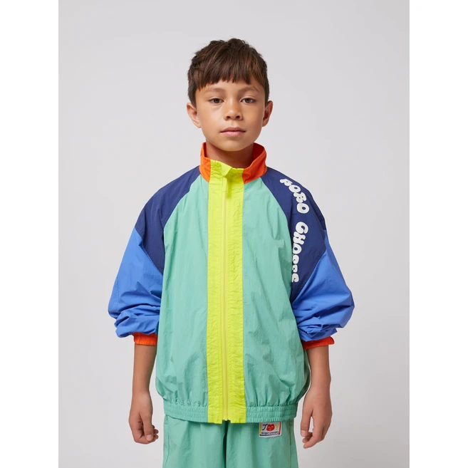 보보쇼즈 25SS 아동 점퍼 Wavy Bobo Choses color block tracksuit jacket B125AC108 (2월초 배송예정)