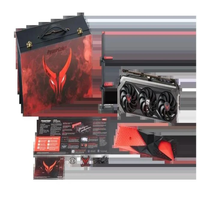 주식 파워컬러 레드 데빌 RX 7900 XTX 24GB GDDR6 리미티드 게임용 그래픽 카드 GPU rx