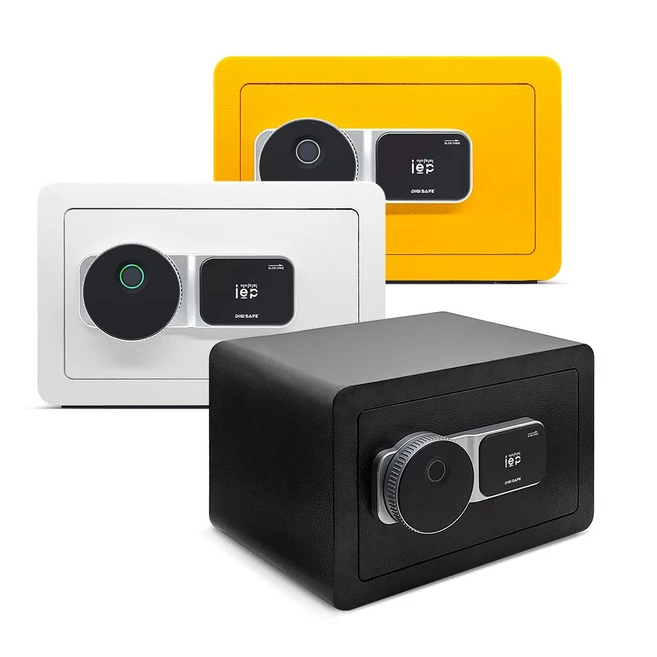 스마트 지문인식 미니금고, 화이트