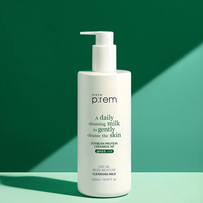 메이크프렘 세이프미 릴리프 모이스처 클렌징 밀크 기획 500ml (+폼40ml x2개), 1개