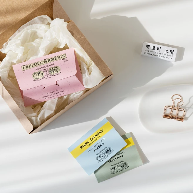 파피에르 다르메니 선물 세트 방향제 절향 인센스 대용 요가 명상, tradition, 없음