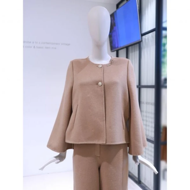 [듀엘] 케이프 자켓형 핸드메이드 코트 L244PSH517