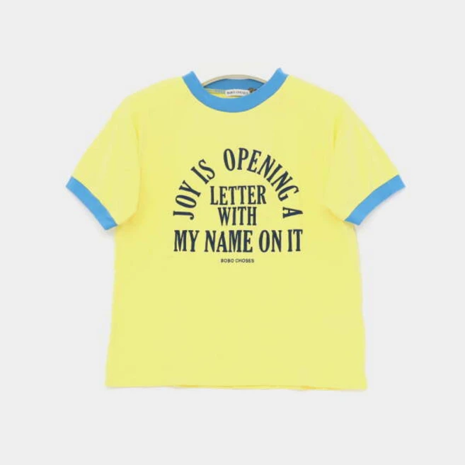 [보보쇼즈] 25SS 조이 이즈 프린팅 반팔 여아 티셔츠 B125AC015 741