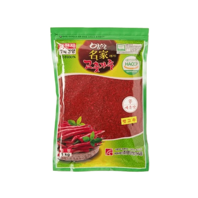 (24년산) 경상북도 영양 명가 고추가루 매운맛 1kg 김장 김장용 고춧가루, 1개