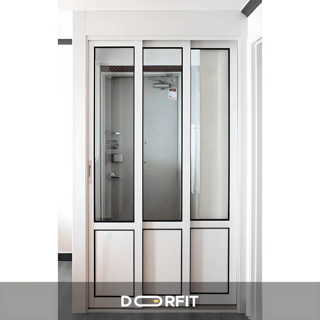 아파트 현관중문 3연동 일반형 중문 - 화이트, 1개