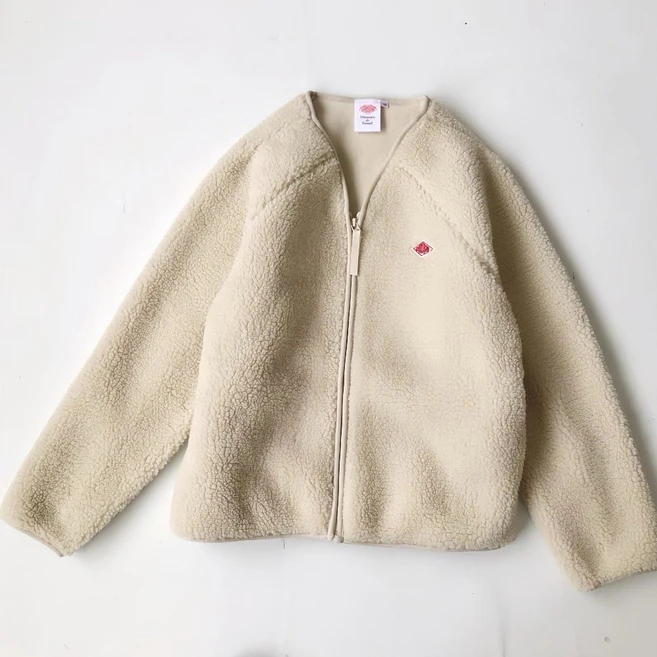 일본 2024 가을과 겨울 Danton Lamb Wool Jacket Top 여성 소녀