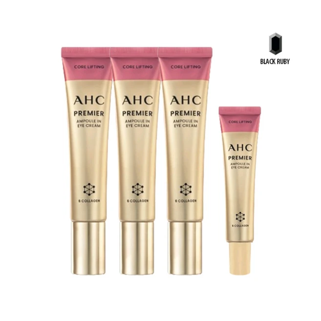 홈쇼핑 동일 AHC 아이크림 시즌12 최신상 앰플인 6각존 코어리프팅 김혜수 40ml 3개+12ml 1개