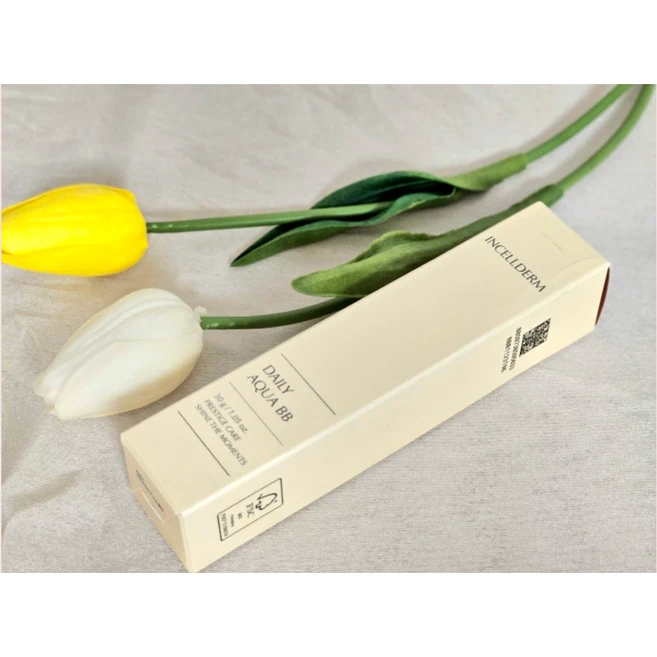 [정품보장] 인셀덤 데일리 아쿠아 비비 크림 BB cream 톤업 톤정리 [정품 아님 환불], 스킨색, 30g, 1개
