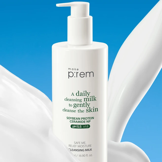 메이크프렘 세이프 미 릴리프 모이스처 클렌징 밀크 세트 (200ml+21ml), 1개