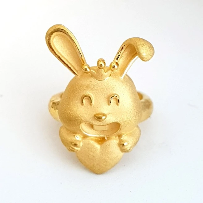 순금 24K 돌반지 아기 백일 조카 손주 돌잔치 선물 1.875g 3.75g