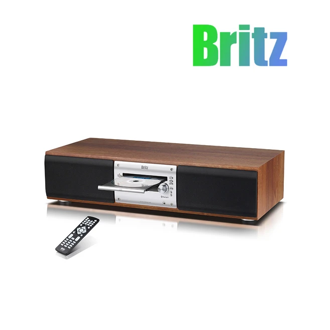 Britz 브리츠 BZ-T8700 엔틱 블루투스 일체형 오디오 CD 플레이어 올인원 라디오 스피커 알람 RCA 옵티컬 USB