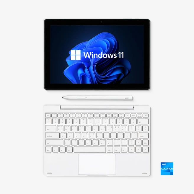 베이직스 베이직북S 윈도우11 서피스형 노트북 태블릿 8GB SSD 128G, 128GB, 화이트, BB1022FW, WIN11 Pro