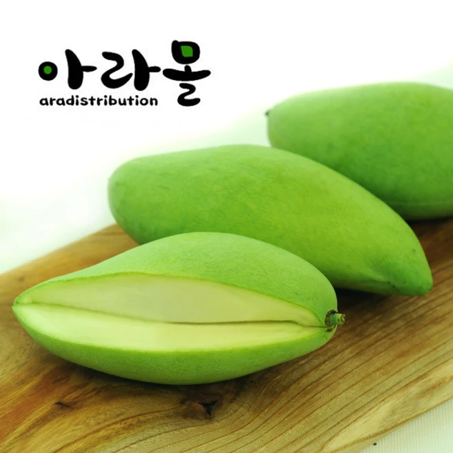 아라몰 태국 그린망고 (Aramall Thailand Green Mango), 1박스, 1kg (3-4과)