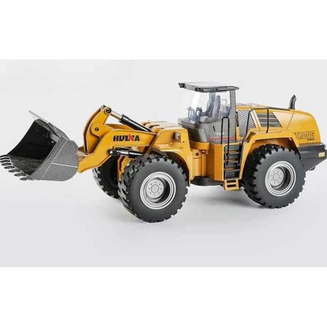 Huina 583 RC 1/14 불도저 원격제어 휠로더 10채널, Huina 583 + 배터리 1세트, 1개
