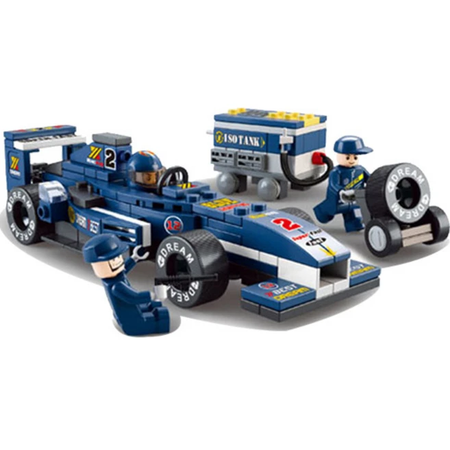파피앙 호환블럭 포뮬러시리즈9종 조립블럭, 포뮬러시리즈-0351-F1블루레이, 1개