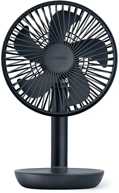 루메나 무선 탁상용선풍기 FAN-STAND3Z, 인디고 블랙