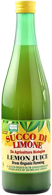 유로푸드 유기농 레몬주스, 500ml, 1개