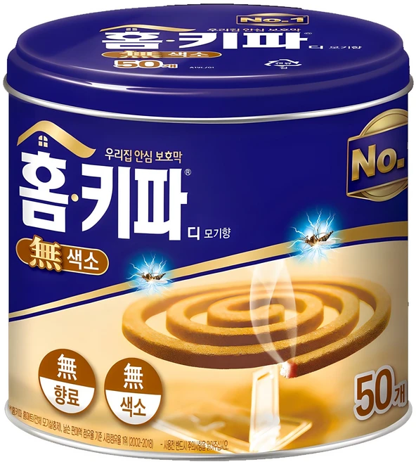 홈키파 디 모기향, 650g, 1개