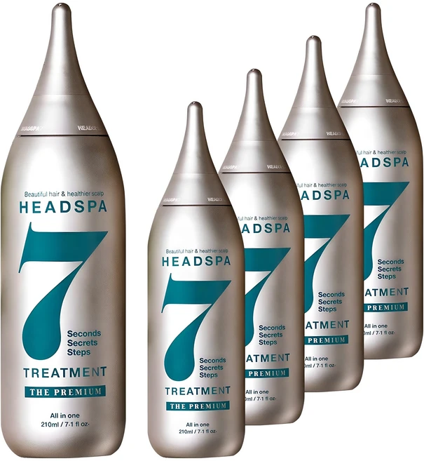 헤드스파7 더 프리미엄 일반헤어트리트먼트, 210ml, 5개