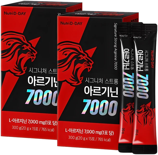뉴트리디데이 시그니처 스트롱 아르기닌 7000 15p, 300g, 2개