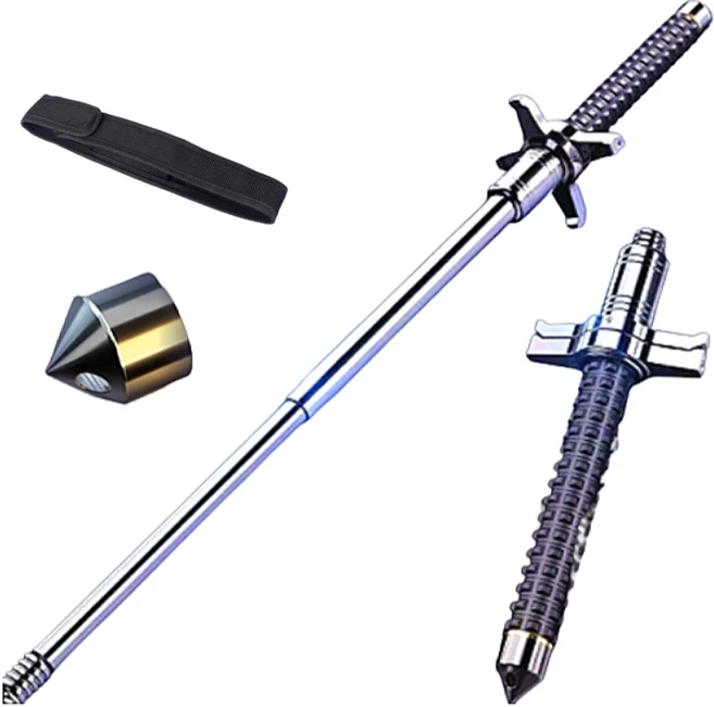 더배라 유텍터 삼단봉 호신용 3단봉 진압봉 경찰봉 호신봉 몽둥이 경찰 무기 휴대용 asp SD-블랙, 블랙, 1개