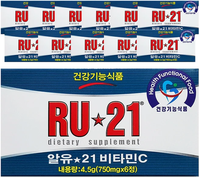 알유 21 비타민C, 6정, 4.5g, 12개