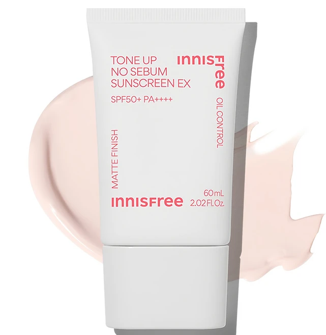 이니스프리 톤업 노세범 선스크린 EX SPF50+ PA++++, 60ml, 1개