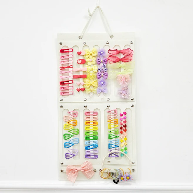 코멧 깔끔한 머리핀 정리대, 화이트, 1개