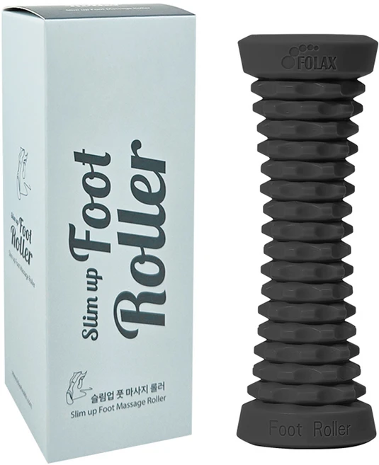 포렉스 풋롤러 발 지압 마사지 발바닥 종아리 마사지기, 1개, 쿨그레이