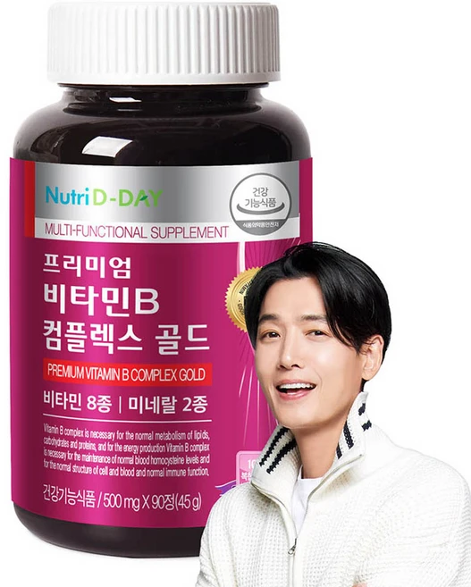 뉴트리디데이 프리미엄 비타민B 컴플렉스 골드, 90정, 1개