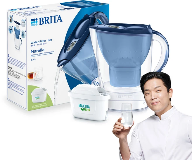 브리타 정수기 마렐라 쿨 블루 2.4L 1개 자가설치
