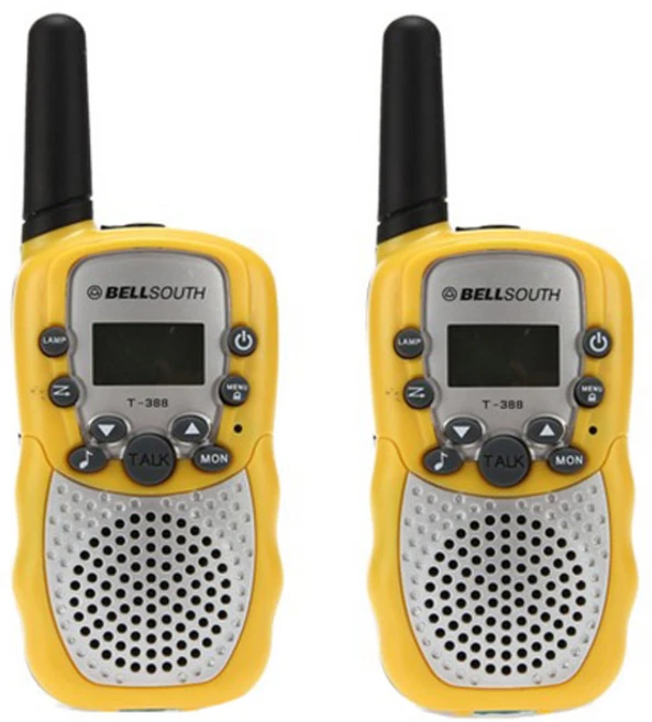 쵸미앤세븐 생활무전기 walkie-talkie 2p, walkie-talkie(옐로우), 2개