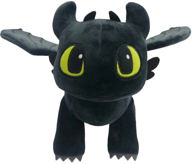 드래곤길들이기 투슬리스 라잉 인형, 40cm, 혼합 색상, 1개