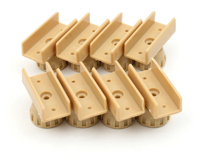 가구 조절발 의자부속품 18mm, 오크, 8개