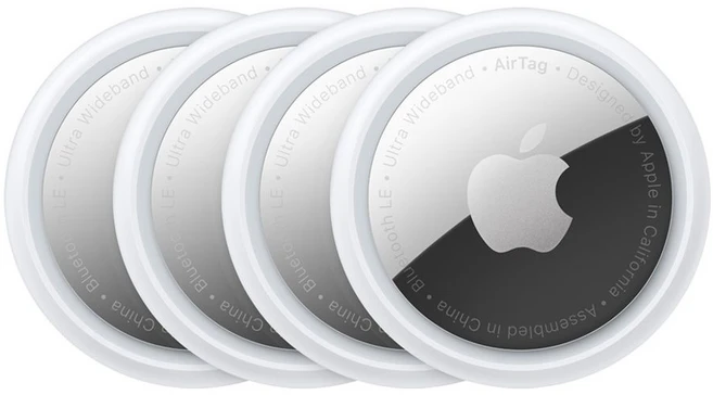 Apple 에어태그, 4개, 혼합색상