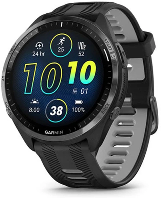 가민 포러너 965 러닝 스마트워치, 블랙, 46.5mm, GPS