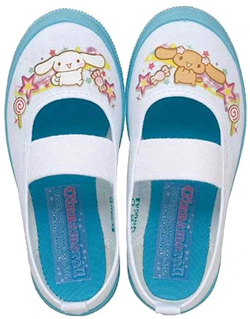 아사히 아동용 시나모롤 캐릭터 밴딩 실내화 KD37913