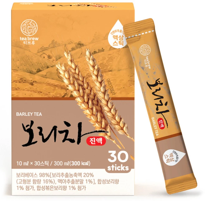 티브루 보리차 진액, 단품, 30개, 10ml
