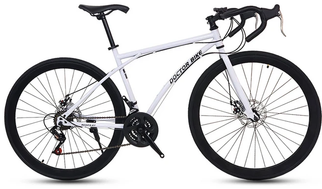 닥터바이크 24단 700C 디스크브레이크 로드자전거 ROAD S-27, 화이트, 170cm, 1개
