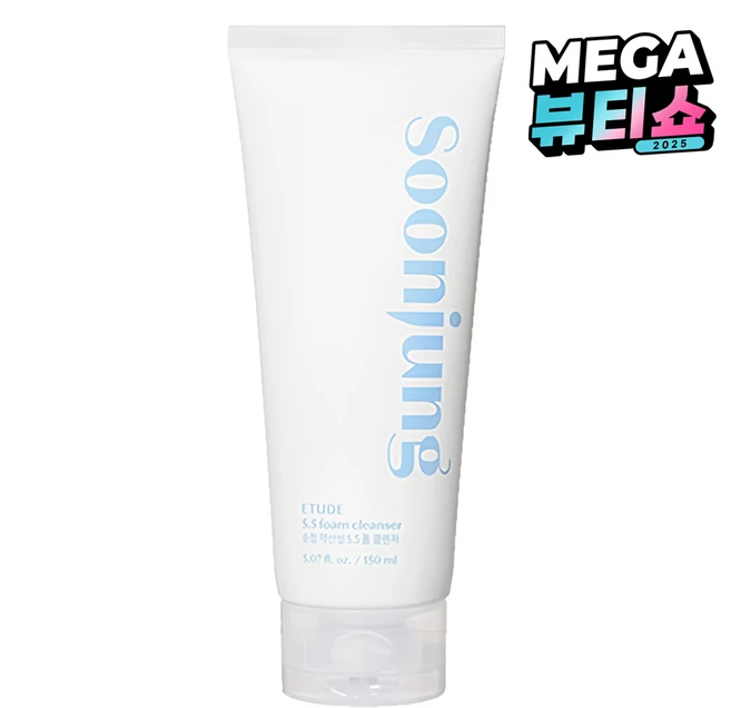 에뛰드하우스 순정 약산성 5.5 폼 클렌저, 150ml, 1개